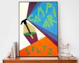 Vintage Campari Seltz Print Framed Art Print