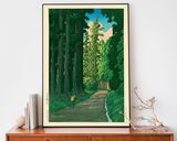 Road To Nikko Framed Art Print by Hasui Kawase