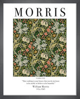 Golden Lily Framed Art Print by William Morris