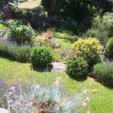Upper and lower lawns