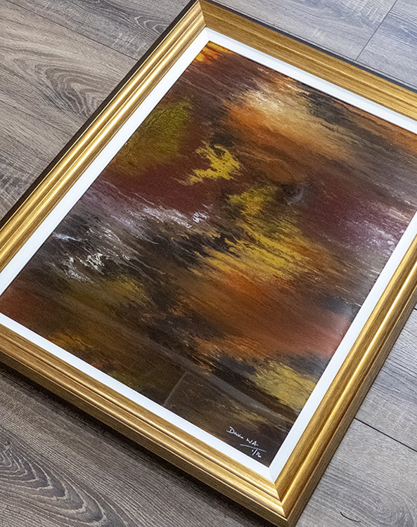 Gold Rush - Abstract Art by Abstract Artist Dave Waddington