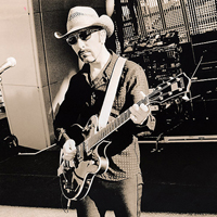U2 The Edge rehearsal