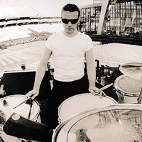 U2 Larry rehearsal