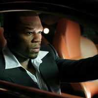 50 Cent driving