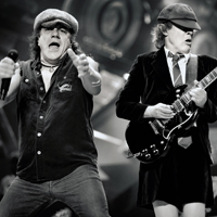 AC/DC b&w