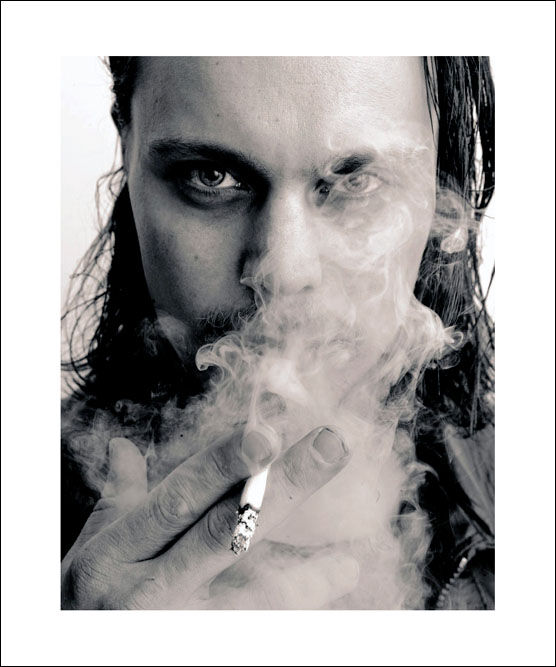 Ville Valo smoking