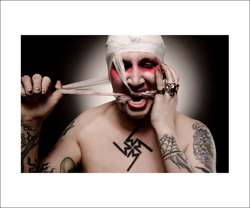 Marilyn Manson bandage