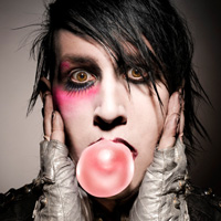 Marilyn Manson bubble gum