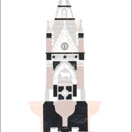 Fountain (pink/grey)