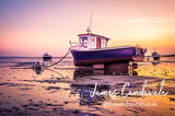 Boat names 'Louise Jayne' photographed on the shores of Thorpe Bay Essex