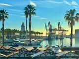 Malaga harbour