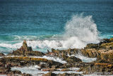 Atlantic waves in Alejuzar, Western Algarve.