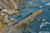 Small fishing port in Arrifana Western Algarve