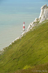 Beachy head with lighthouse
