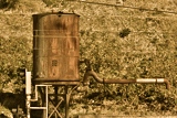 Water cistern for steam engines