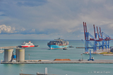 Container vessel into Malaga