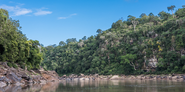 Rufiji River heading upstream towards Stieglar's Gorge