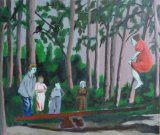 Serkut Pelaavat Metsässä (Cousins Playing in the Woods)