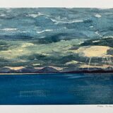 Voyage to Coll, 28 x 18cm, framed,  £130