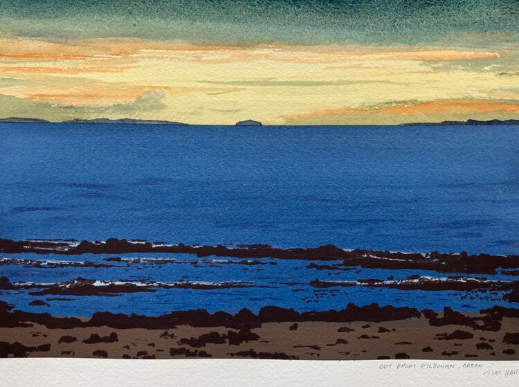 Out from Kildonan, 26 x 18cm, Framed.  £120.