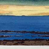 Out from Kildonan, 26 x 18cm, Framed.  £120.