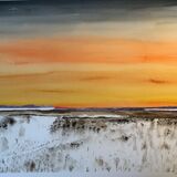 Siberian Dawn. 67 x 46cm Framed £210