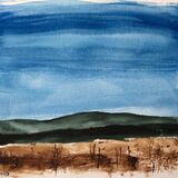 West of Khabarosk.  20 x 15cm