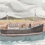 Roundstone Harbour.  17 x 13cm