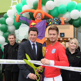 Store Opening with Andy Harmer, David Beckham lookalike.