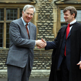 The Duke of Gloucester with Andrew Halls