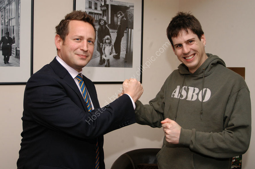 MP Ed Vazey and Sam Jordison