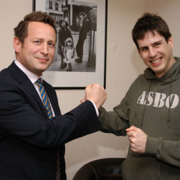 MP Ed Vazey and Sam Jordison