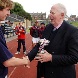 Sir Roger Bannister at Ifley Road Track