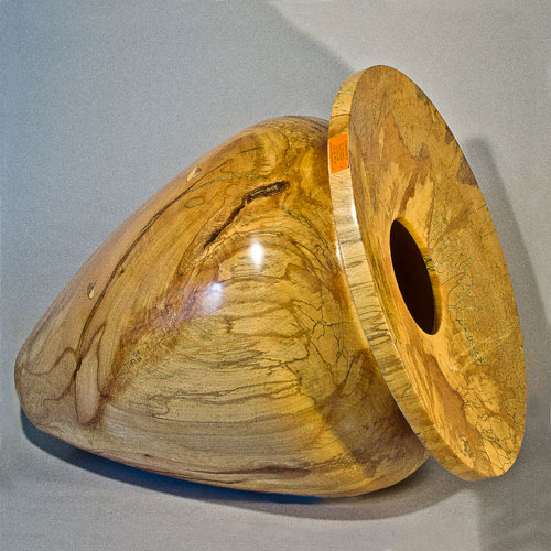 Very Large Spalted Beech Vase (3)