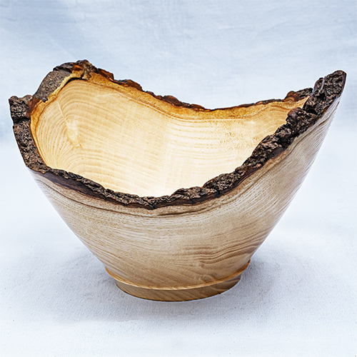 Natural Edge Ash Vessel - £50