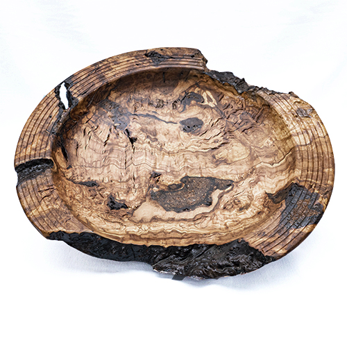 Large Natural Edge Olive Wood Platter £105