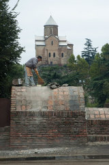 The hot springs baths, Tbilisi