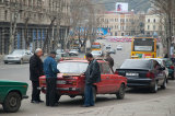 Tbilisi: backgammon in Freedom Square
