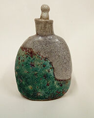 Raku bottle