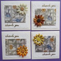 Flower Thank you Notecards