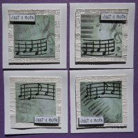 Music Just a Note Cards