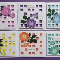 Flower Trelis Notecards