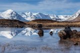 reflecting on rannoch moor.