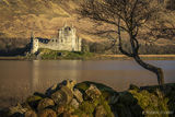 early light at kilchurn castle.