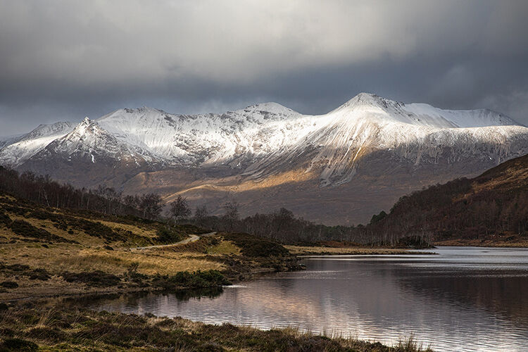 looking over to beinn eighe