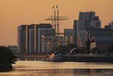 riverside sunset