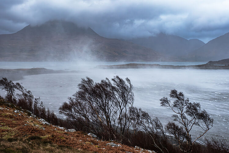 stormy loch torridon
