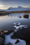 winter sunset.