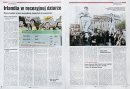 Tearsheet of article from magazine Przeglad, 2010, Poland with photos by Tom Szustek