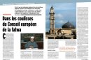 Tearsheet of article from magazine Marianne, 2011, France with photos by Tom Szustek